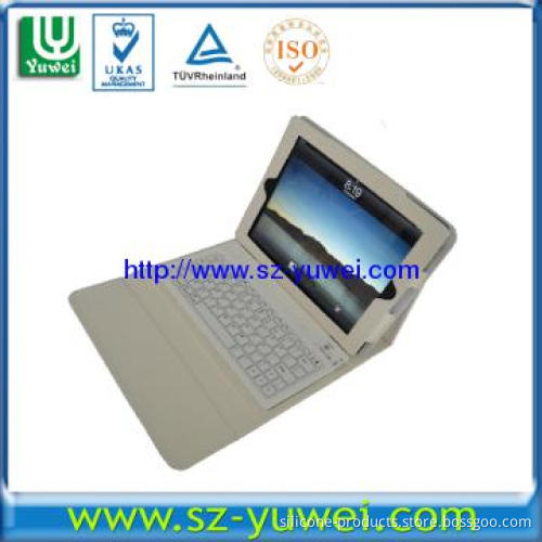 Cheap Price Bluetooth Wireless Keyboard for iPad 3 With Leather Case